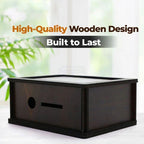 Wooden Savings Box for Kids & Adults