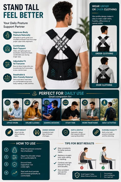 Premium Adjustable Posture Corrector